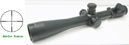Vector Optics Mark 5 M1 Rifle Scope 3.5-10X40 30mm Tube Sniper Target knobs Illuminated Mil Dot Reticle