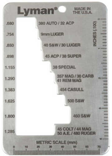 Lyman E-ZEE Case Gauge Pistol & Revolver