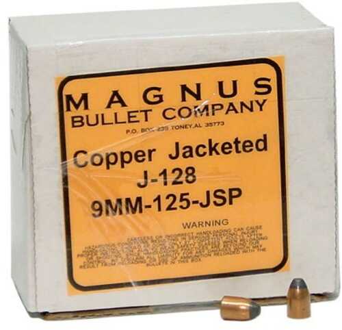 Magnus 9mm .355 Diameter 125 Grain Jacketed Soft Point 250 Count