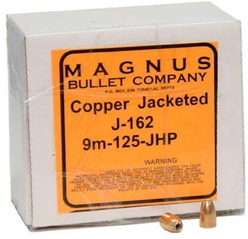 Magnus 9mm .355 Diameter 125 Grain Jacketed Hollow Point 250 Count
