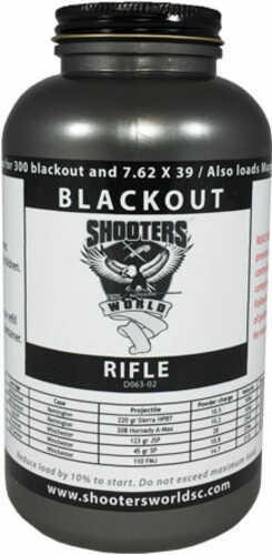 Shooters World Propellants Blackout Smokeless Powder 1 Lb By Lovex