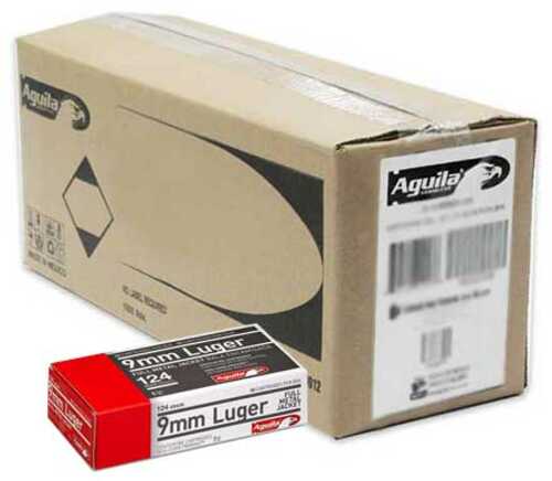 9mm Luger 134 Grain FMJ 1000 Rounds Aguila Ammunition