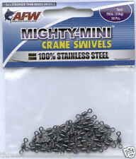 American Fishing Wire Crane Swivels #3, 310Lbs Test 50-Pack, Black Md: FWSS03B50