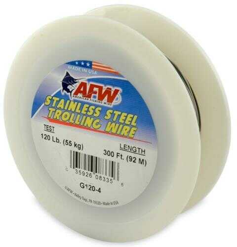 Afw Stainless Steel Trolling W 300Ft Bright 20Lb .041Mm
