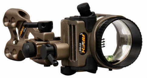 Apex Bow Sight Axim-4 4-Pin .010 Black With Light