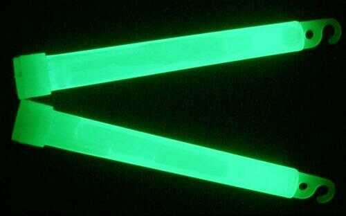 American Maple Glow Stick 2In 2Pk Green W/Rod Tip Clip On 50Ea In Pop Box