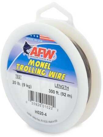 Afw Monel Trolling Wire 300Ft Ni-Copper Alloy 20Lb