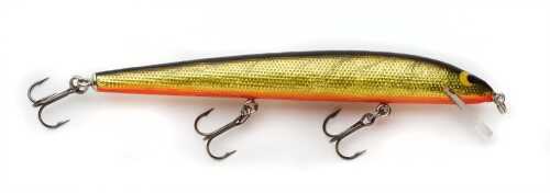 Bagley Bang-O-Lure Jerkbait 1/4Oz Gold Foil/Black/Orange Belly