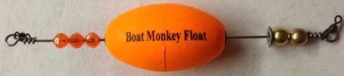 Boat Monkey Float 2 1/2In Oval Orange