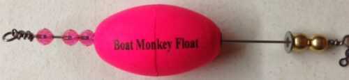 Boat Monkey Float 2 1/2In Oval Pink