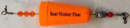Boat Monkey Float 2 3/4In Popper Orange