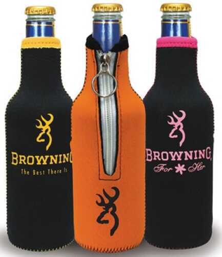 Browning Coozie Bottle - Black/Pink