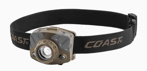 Coast Headlamp Fl68 3AAA 400 Lumens FDE/Gray Model: 21020