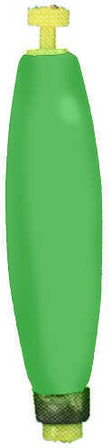 Weighted Snap Cigar Float 2In Green 3Pk 12/Bag