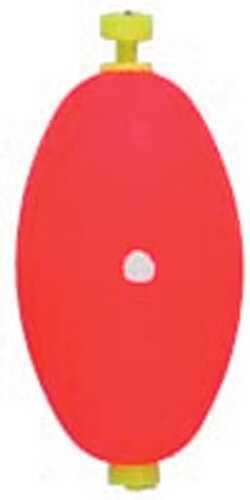 Oval Weighted Rattle Snap Float 2 1/2In Red 50bg