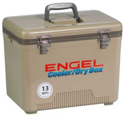 Engel Coolers 13 Quarts and Drybox in Tan