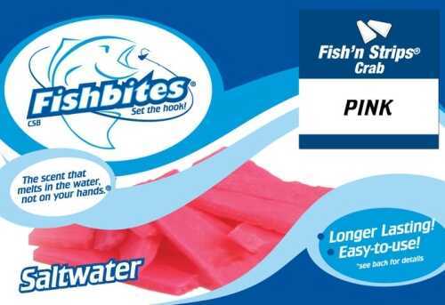 Fishbites N Strips Crab Pink Long Lasting