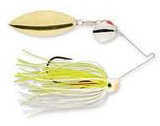 Humdinger Spinner Bait 1/4 Gold Colorado/Willow Chartreuse/White