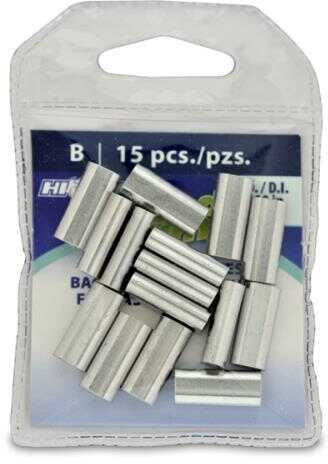 Hi-Seas Grand Slam Aluminum Sleeves 2.8mm 500 LB Mono, 15-Pack Md: GSB-15