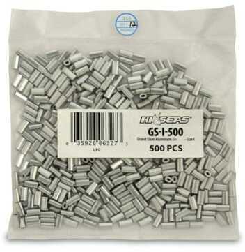 Hi-Seas Grand Slam Alum Sleeve 50Pk 1Mm 60-80# Mono