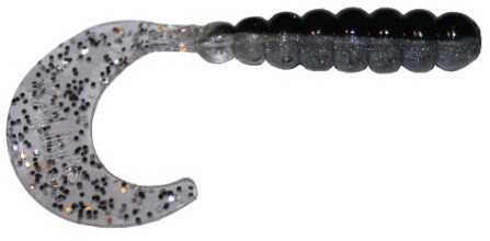 KalIns Triple Threat Grubs 2In 10Pk Black'N Silver