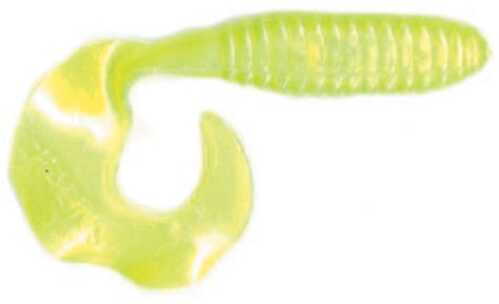 KalIns Salty Lunker Grub 5In 10Pk Chartreuse Pearl