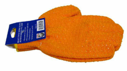 Lee Fisher Joy Gloves Large Orange Vinyl
