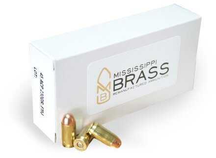 223 Rem 55 Grain Full Metal Jacket 100 Rounds Mississippi Brass Ammunition 223 Remington