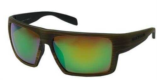 Native Polarized Eyewear Eldo Wood Blk/Grn Reflex Model: 177 903 529