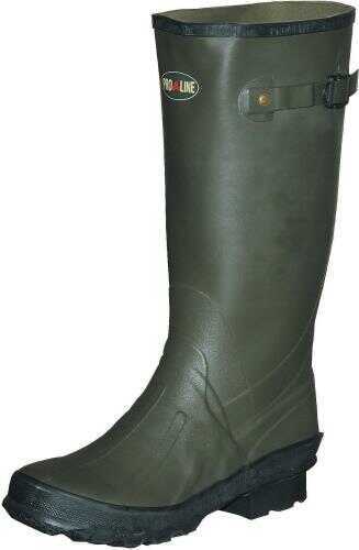 Pro Line Rubber Knee Boots Od Green 16In Foam Insulation Size 10