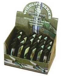 Rivers Edge Knife Display 24Pc Wildlife Knives