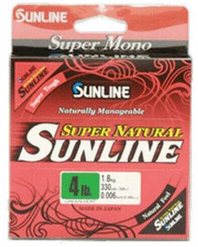 Sunline Super Natural Mono Clear 330Yd 14Lb Model: 63758750