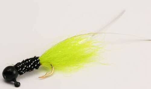 Slater's Chenille Jig #6 1/32 Black/Sil/Cht 12/Cd