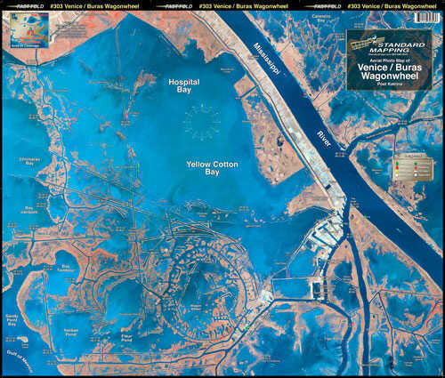 Standard Laminated Map Venice Buras Sandy Point Md#: M003