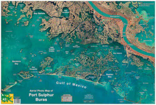 Standard Laminated Map Port Sulphur To Buras Md#: M042