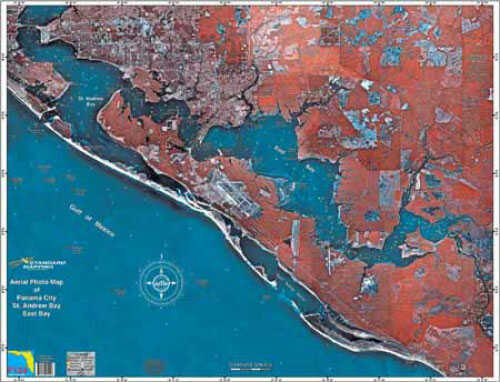 Standard Laminated Map Panama City Md#: MF124