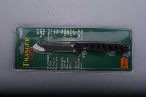 T-Hanger Knife -Edge Black Tactical Folder