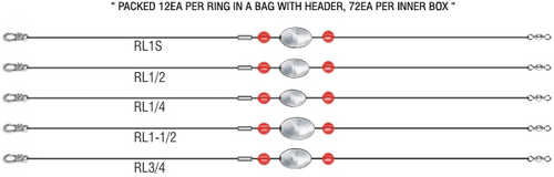 Taitex Ready Rig Steel 70# 2Oz 12/Ring