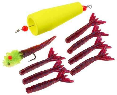 TTF Shiney Hiney Popping Rig 1 Float 1 Jig 8 Spares Plum Tail
