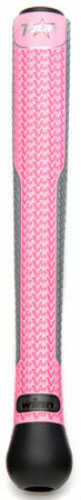 Tour Star Wynn Two Tone Grips Casting 8-1/2In Pink/Gray