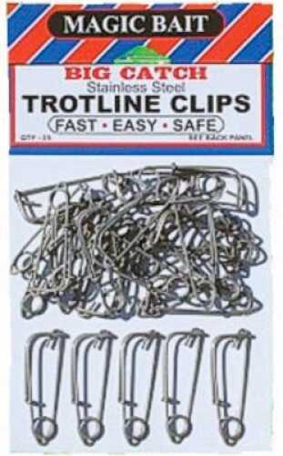 Magic Bait Trotline Clips Snap-Stainless 25Pk (777-12) Md#: Tlc