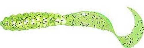 Mister Twister Teenie Curltail 2In 20Pk Chartreuse Silver Flake Md#: TTSF20-10S