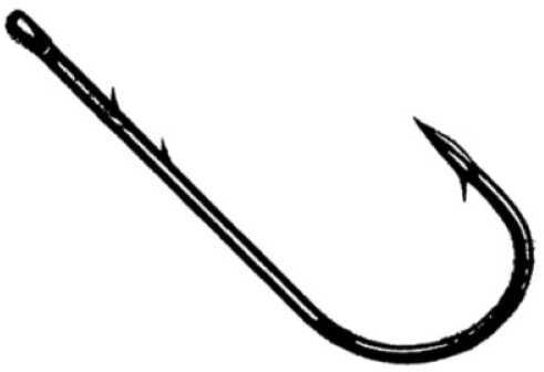 Owner Worm Hook-Black Chrome X-Strong Straight 5Pk 4/0 Md#: 5103141
