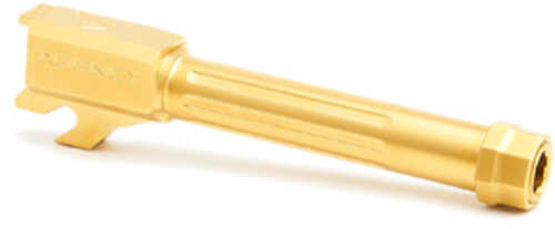 Agency Arms Mid Line Barrel 9MM For Sig P320C Fluted and Threaded 1/2x28 Titanium Nitride Gold ML320CT-FTIN