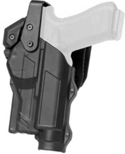 Rapid Force Rapid Force Duty Holster Outside The Waistband Holster Level 3 Retention Fits Glock 19/19x/32/38/23 (will No