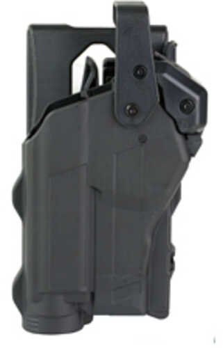 Rapid Force Duty Holster Outside The Waistband Level 3 Retention Fits Sig P320c With Light And Micro