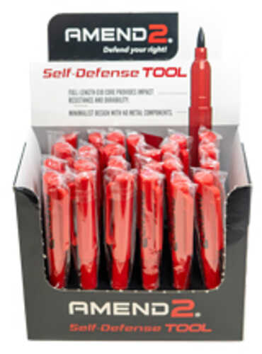 Amend2 G10 Self Defense Pen V3 Red Display with 24 Pens SDTOOLDISP