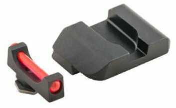 AmeriGlo GFB103 Target Set Fiber Optic Red Front Black Rear Frame For Glock 1719222324262733343537