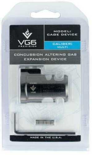 Aero Precision APVG100201 VG6 Cage 5.56 NATO/300 Blackout Recoil Reducer Nitride Stainless Steel