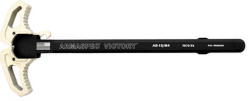 Armaspec Victory Ar-15 Charging Handle Ambidextrous Silver Arm161-ag